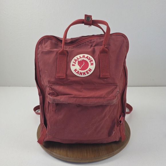 Fjallraven Kanken Backpack Red 14 Inch Small Daypack School Travel Bag Everyday main image 13